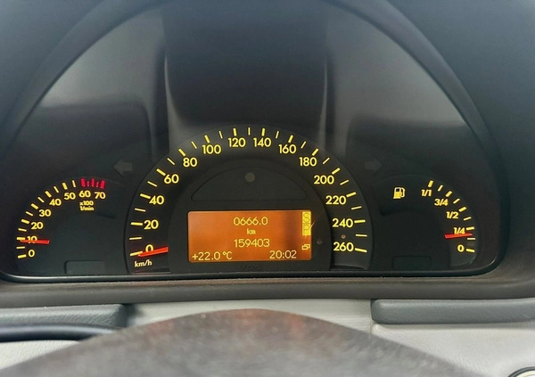 Mercedes-Benz Klasa C cena 13900 przebieg: 159000, rok produkcji 2001 z Wrocław małe 277